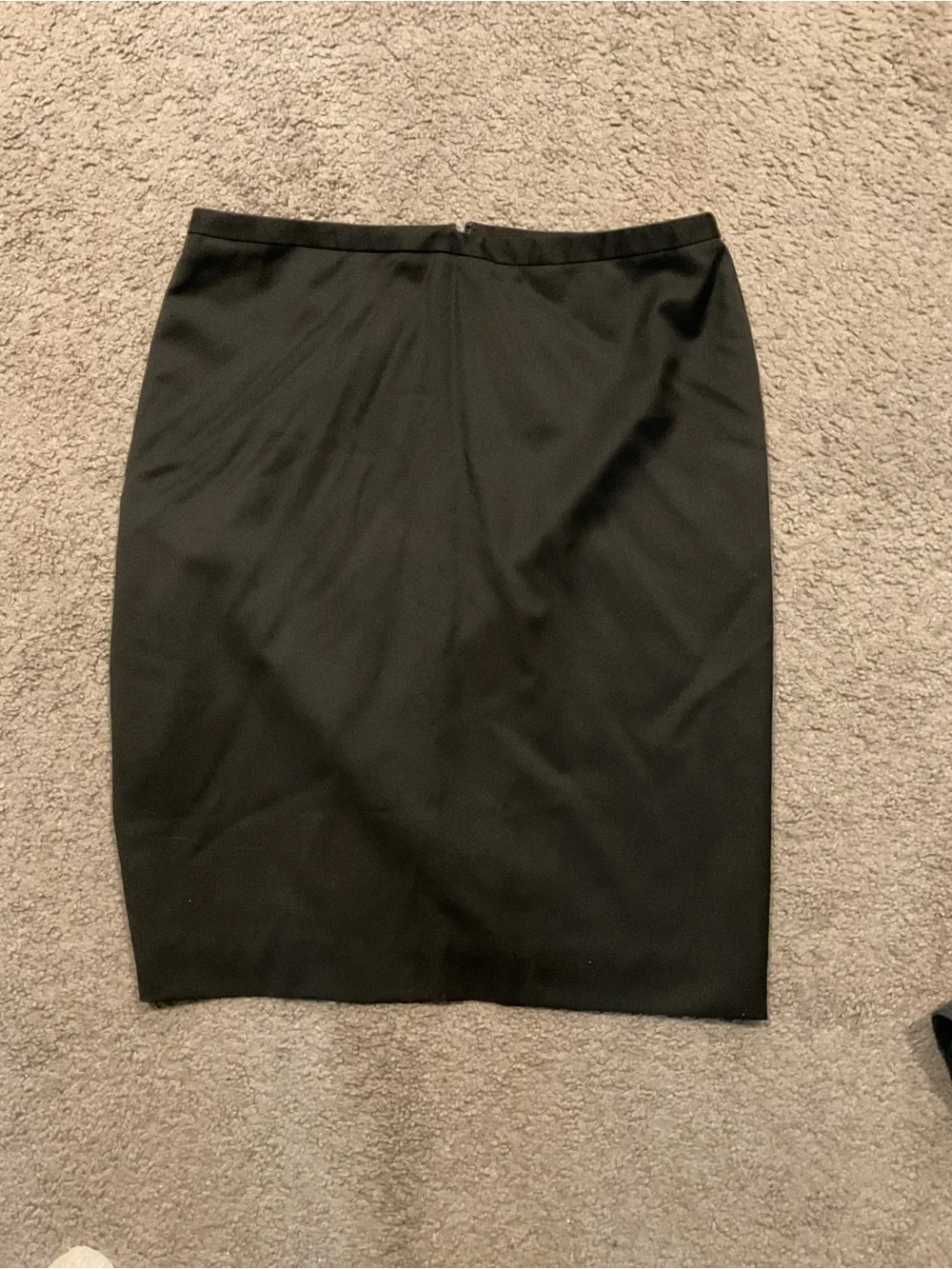 Brooks Brothers Vintage Black Wool Midi Dress Pencil Skirt Minimalist Work sz 12